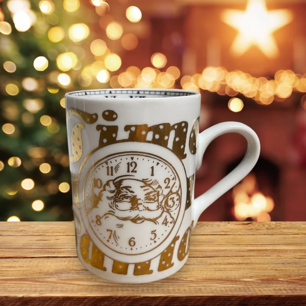 Department 56 Santa Time Christmas Mug